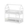 AXEL 80x200 white house bunk bed Lano Furniture
