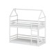 AXEL 80x200 white house bunk bed Lano Furniture