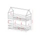 AXEL 80x200 white house bunk bed Lano Furniture