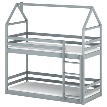 AXEL 80x200 grey house bunk bed Lano Furniture