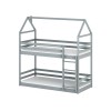 AXEL 90x200 grey house bunk bed Lano Furniture