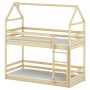 AXEL 80x200 pine house bunk bed Lano Furniture