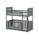 CRIS 80x180 graphite bunk bed Lano Furniture CRIS 80x180 graphite bunk bed Lano Furniture
