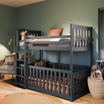 CRIS 80x180 graphite bunk bed Lano Furniture