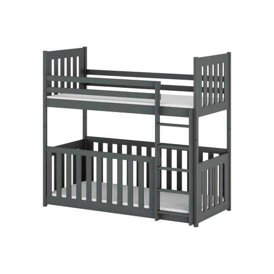 CRIS 80x200 graphite bunk bed Lano Furniture CRIS 80x200 graphite bunk bed Lano Furniture