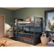 CRIS 90x190 graphite bunk bed Lano Furniture