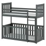 CRIS 90x200 graphite bunk bed Lano Furniture