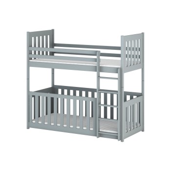 CRIS 80x160 grey bunk bed Lano Furniture