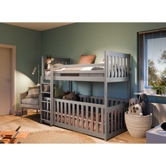 CRIS 80x160 grey bunk bed Lano Furniture CRIS 80x160 grey bunk bed Lano Furniture