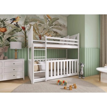 CRIS 80x160 pine bunk bed Lano Furniture