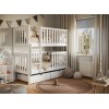 DAWID 80x160 white bunk bed Lano Furniture