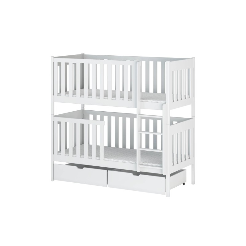 DAWID 90x200 white bunk bed Lano Furniture