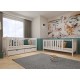 DAWID 80x160 graphite bunk bed Lano Furniture
