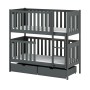 DAWID 80x180 graphite bunk bed Lano Furniture