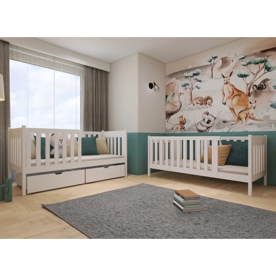 DAWID 90x200 graphite bunk bed Lano Furniture