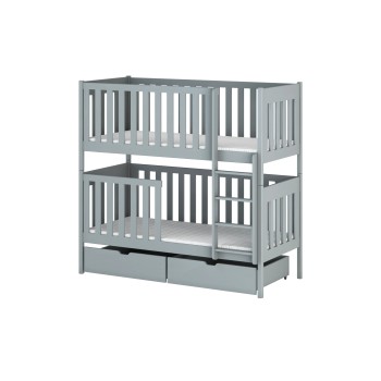 DAWID 80x160 grey bunk bed Lano Furniture