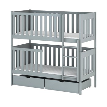 DAWID 90x200 grey bunk bed Lano Furniture