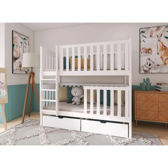 DAWID 80x200 pine bunk bed Lano Furniture