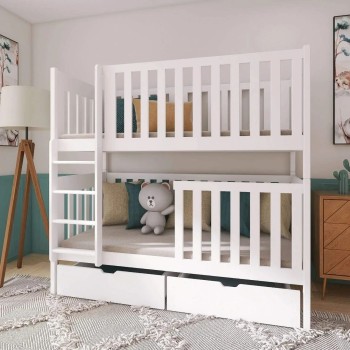 DAWID 90x190 pine bunk bed Lano Furniture