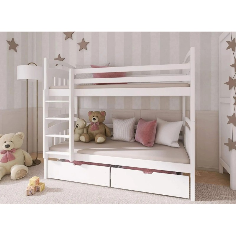 GABI 90x200 white bunk bed Lano Furniture
