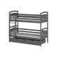 GABI 90x190 graphite bunk bed Lano Furniture
