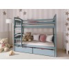 GABI 80x160 grey bunk bed Lano Furniture