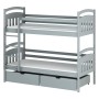 GABI 80x180 grey bunk bed Lano Furniture