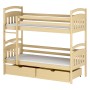GABI 80x160 pine bunk bed Lano Furniture