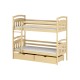 GABI 90x200 pine bunk bed Lano Furniture