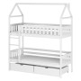 GAJA 80x160 white bunk bed Lano Furniture