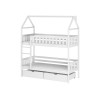 GAJA 80x180 white bunk bed Lano Furniture