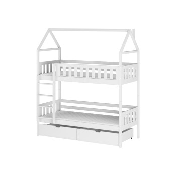 GAJA 80x180 white bunk bed Lano Furniture