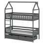 GAJA 80x200 graphite bunk bed Lano Furniture