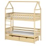 GAJA 80x200 pine bunk bed Lano Furniture