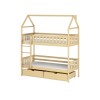 GAJA 90x200 pine bunk bed Lano Furniture