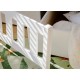 IGNAŚ 80x180 white bunk bed Lano Furniture