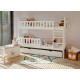 IGNAŚ 80x200 white bunk bed Lano Furniture