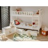 IGNAŚ 80x200 white bunk bed Lano Furniture