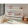 IGNAŚ 90x190 white bunk bed Lano Furniture