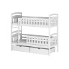 IGNAŚ 90x190 white bunk bed Lano Furniture