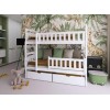 IGNAŚ 90x190 white bunk bed Lano Furniture
