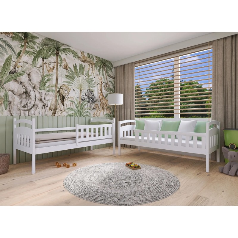 IGNAŚ 80x160 grey bunk bed Lano Furniture