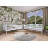IGNAŚ 90x190 grey bunk bed Lano Furniture