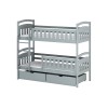 IGNAŚ 90x200 grey bunk bed Lano Furniture