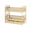 IGNAŚ 80x160 pine bunk bed Lano Furniture