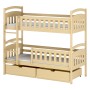 IGNAŚ 80x160 pine bunk bed Lano Furniture