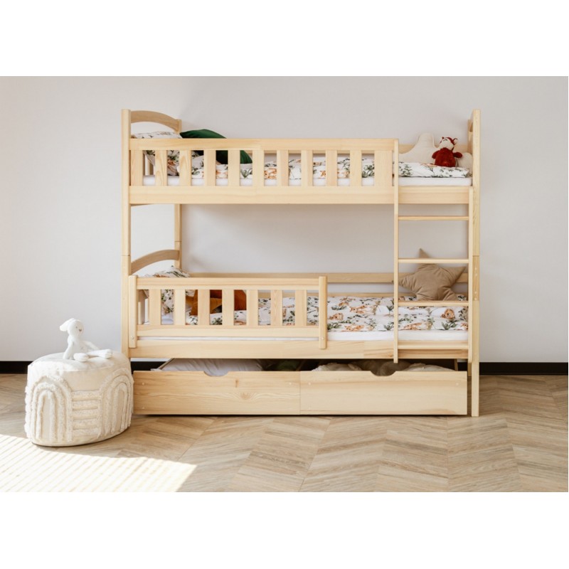IGNAŚ 80x160 pine bunk bed Lano Furniture