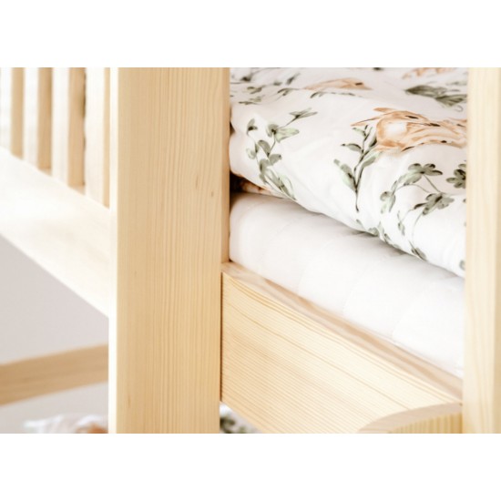 IGNAŚ 80x160 pine bunk bed Lano Furniture