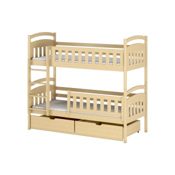 IGNAŚ 90x190 pine bunk bed Lano Furniture
