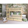 IGNAŚ 90x190 pine bunk bed Lano Furniture